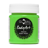 Neon Green Face & Body Paint (UV react) - 45ml