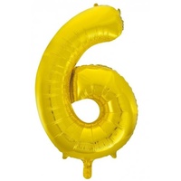 #6 34" Gold Foil Balloon