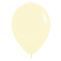5" Pastel Matte Yellow Balloons - Pk 100