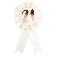 No. 21 Rose Gold Rosette