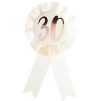 No. 30 Rose Gold Rosette