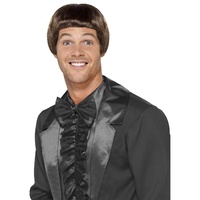 90's Bowl Cut Wig - Brown