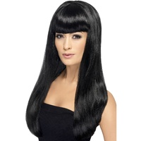 Black Long Straight Babelicious Wig