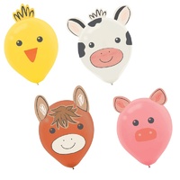 Barnyard Birthday Balloon Decoration Kit - Pk 6