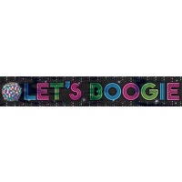 Disco Fever Foil Banner - 7.62m