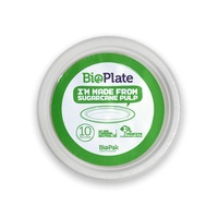 Bioplate - 18cm Lunch Plates - Pk 10