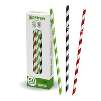 Biostraws - Mixed Colour - Pk 50