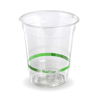 BioCup Clear Plastic Cups (250ml) - Pk 100