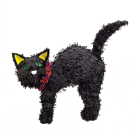 Black Cat Shaped Pinata