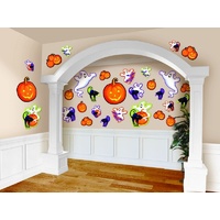 Cute Characters Halloween Mega Value Cardboard Cutouts - Pk 30