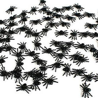 Mini Plastic Spider - Pk 50