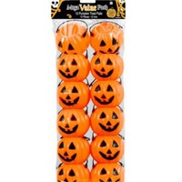 Pumpkin Smiling Treat Pails Plastic - Pk 12