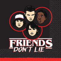 Stranger Things Lunch Napkins - Pk 16