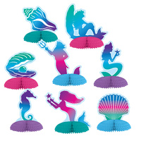Mermaid Mini Centerpieces - Pk 8