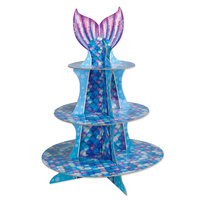 3 tier Mermaid Cupcake Stand