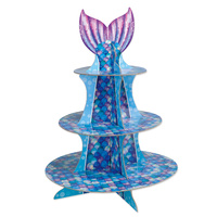 3 tier Mermaid Cupcake Stand