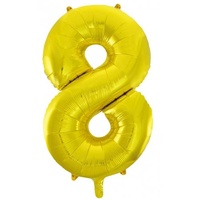 #8 34" Gold Foil Balloon