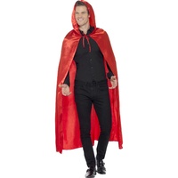 Hooded Cape Red