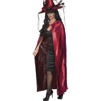 Adult's Reversible Black/Red Cape