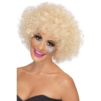 Blonde 70's Funky Afro Wig