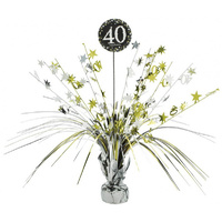 40th Centerpiece Sparkling Celebration Spray