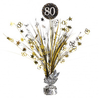 80th Centerpiece Sparkling Celebration Spray