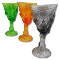 Skull Goblet - Asstd Colours