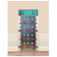 Happy Diwali Doorway Curtain - 99 x 195.5cm