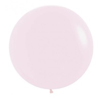 Pastel Matte Pink 60cm Giant Latex Balloons - Pk 3