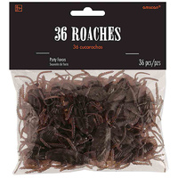 Fake Plastic Cockroaches - Pk 36