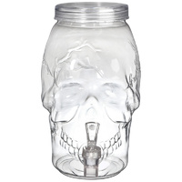 Halloween Skull Plastic Drink Dispenser