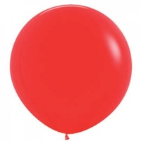 90cm Fashion Red Latex Balloons - Pk 3