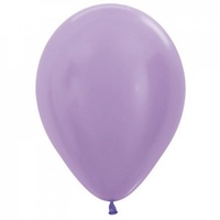 5" Satin Lilac Latex Balloons - Pk 100