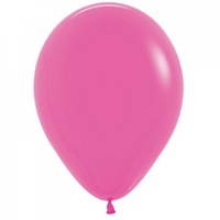 5" Fashion Fuschia Latex Balloons - Pk 100