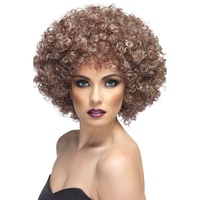 Natural Brown Afro Wig