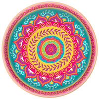 Diwali Rangoli Melamine Platter (34cm)