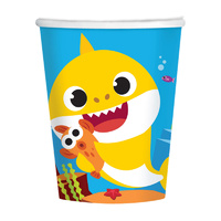 Baby Shark Paper Cups (266ml) - Pk 8