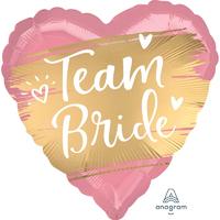 Team Bride Luxe Foil Balloon