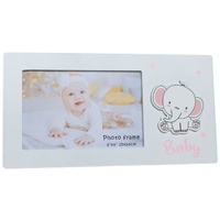 Pink Baby Elephant 6" x 4" Photo Frame*