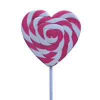 Mega Pink Heart Swirl Lollipop (85g)