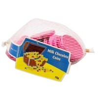 Pink Milk Chocolate Coins (75g)