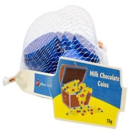 Blue Milk Chocolate Coins (75g)