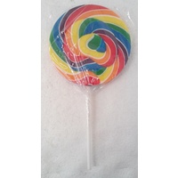Giant Rainbow Swirl Lollipop (200g)