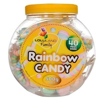 Mixed Rainbow Candy Jar (500g)