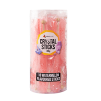 Crystal Lolly Sticks (Baby Pink) - Pk 18
