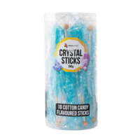 Crystal Lolly Sticks (Baby Blue) - Pk 18