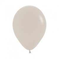 5" Fashion White Sand Balloons - Pk 100
