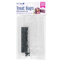 Treat Bag Multi Purpose 18.5cm x 11cm 25pk