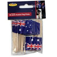 Aussie Flag Picks - Pk 50