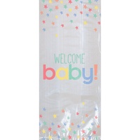 "Welcome Baby" Cellophane Bags - Pk 20